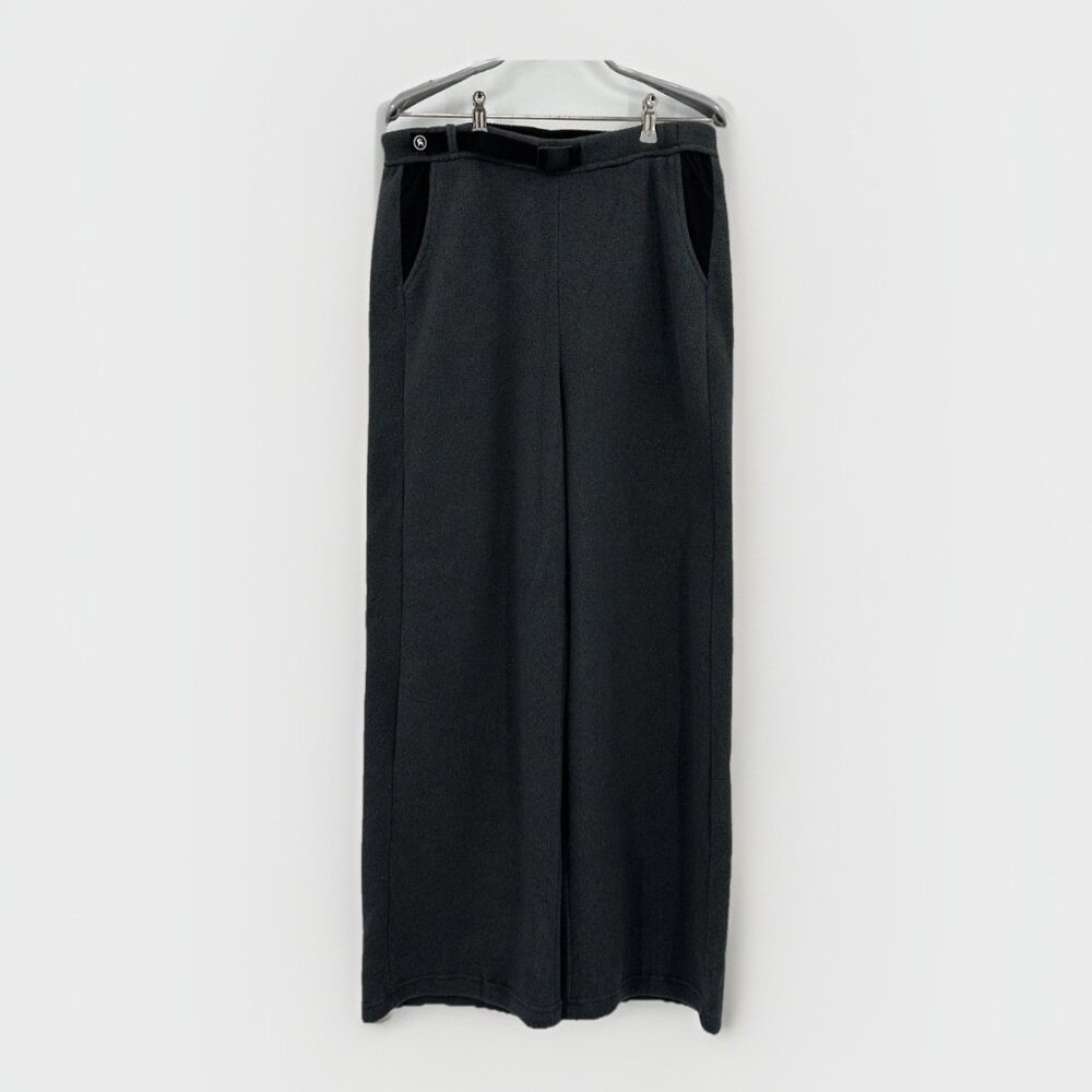 Backcountry Wide Leg Fleece Pant in Dark Grey size S Women's